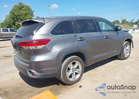 2019 Toyota Highlander Limited из США, поврежденный, VIN 5TDDZRFH0KS989944